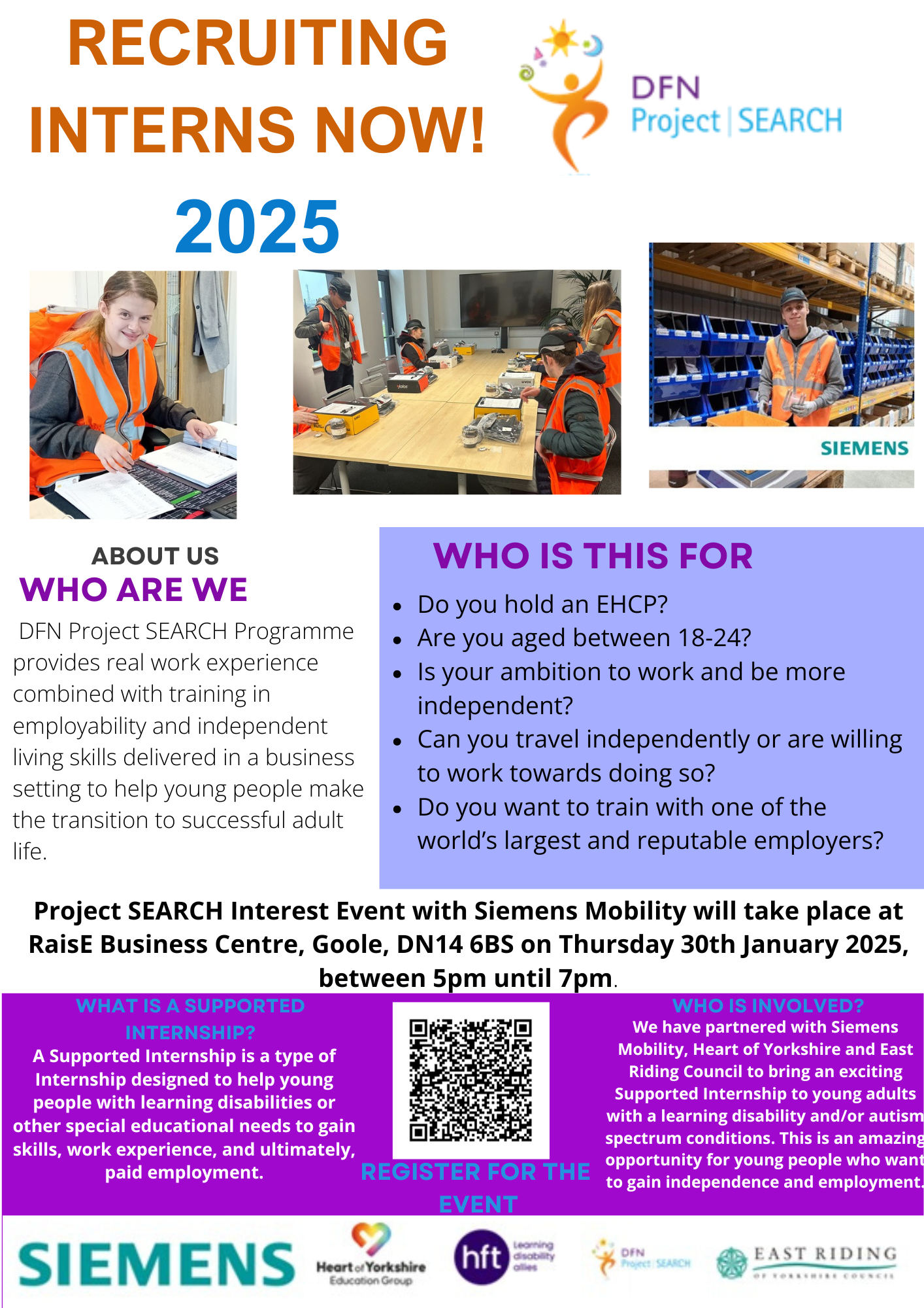 Siemens Mobility - Project Search - Interest Event 